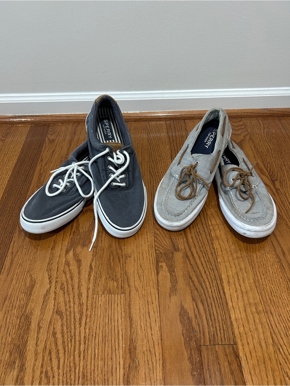 Bundle of Men’s Sperry Boat Shoes – Blue and Light Gray
